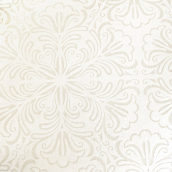 Рулонная штора «Toledo» ø28 фурнитура Белая. Ткань коллекции «Пандора» Жемчуг глянец