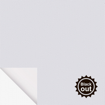 Ткань для рулонных штор коллекция «Плэин» Blackout Белый 250 см (На отрез)