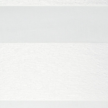 Ткань для рулонных штор «День-ночь» коллекция «Палермо» Белый 285 см (На отрез)